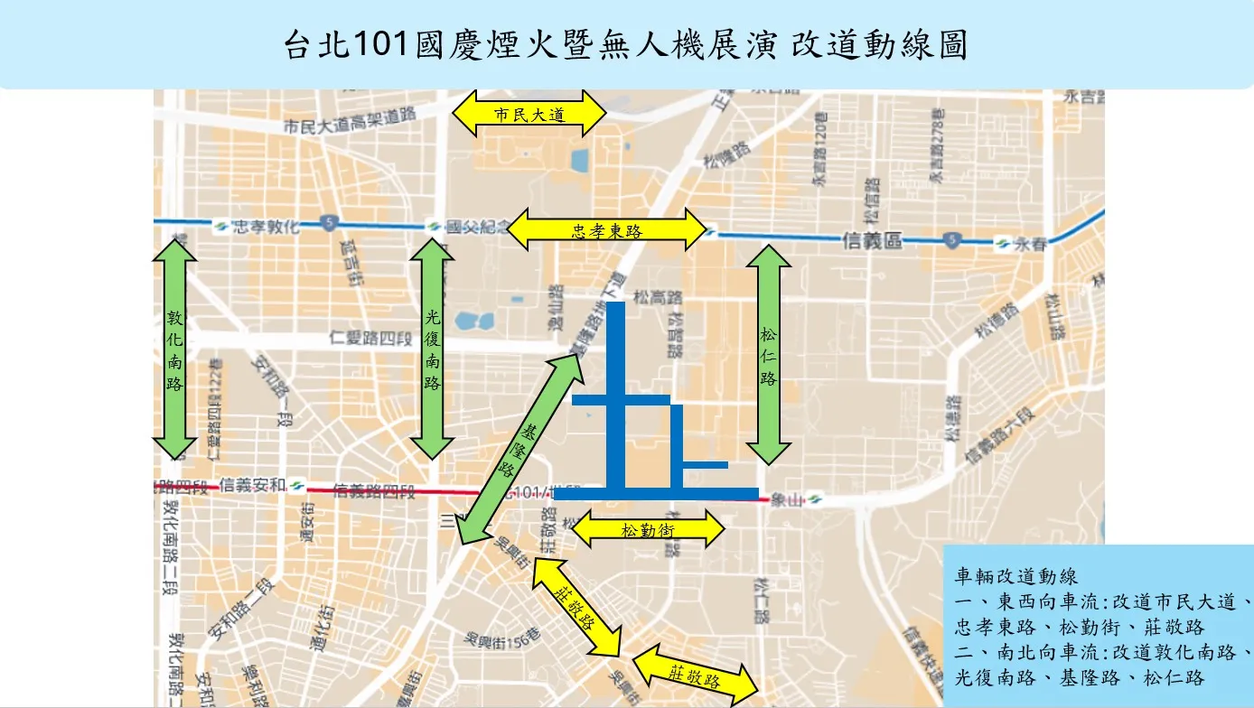 好熱鬧！國慶4大活動登場　周邊交通管制一次看
