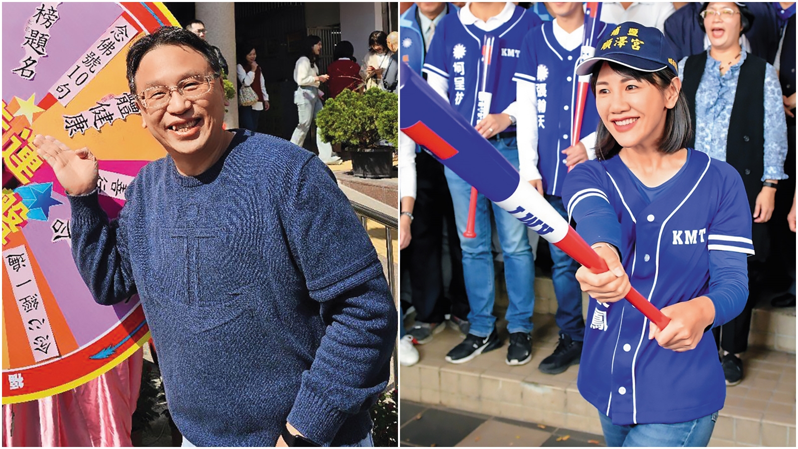 國民黨彰化縣長將採徵召提名,魏平政可望出線;而謝衣鳯被認為是藍營最強彰化縣長人選,但謝家不同意她參選。(翻攝魏平政臉書、謝衣鳯臉書)