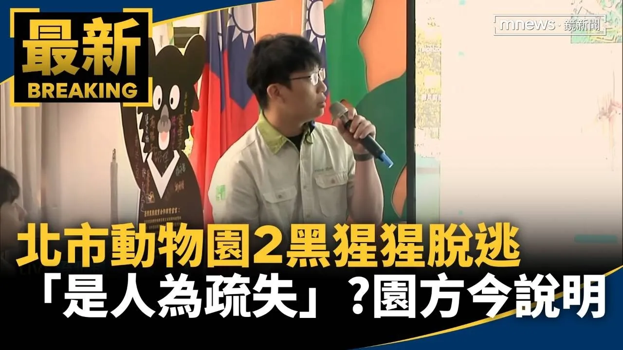 北市動物園2黑猩猩脫逃「是人為疏失」？　園方今召開記者會說明
