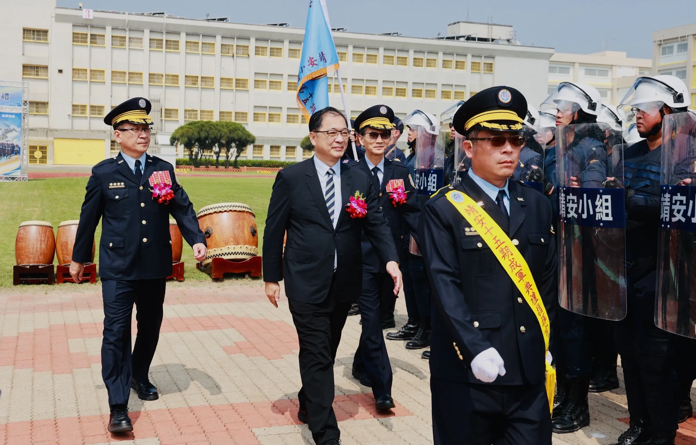 強化無人機反制戰術、分區聯防應變能力　第15期靖安小組成軍「鄭銘謙親驗收」
