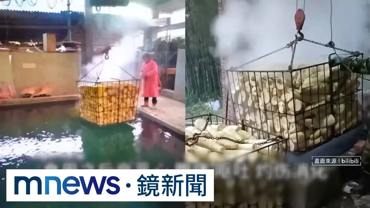 踢爆廣東「硫磺熏製」竹筍！　中國網紅曝二氧化硫超標