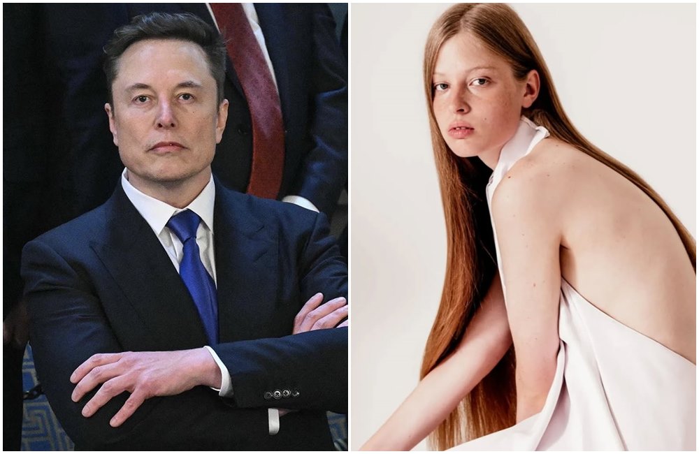 薇薇安(右)與父親馬斯克(左)關係決裂。(翻攝vivllainous IG、X@elonmuskADO)