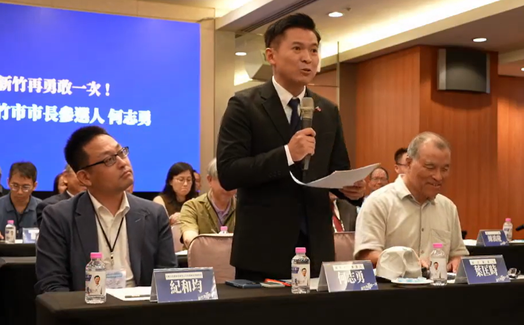 何志勇表態無黨籍也要選新竹市長 藍營支持高虹安:若違紀將處理
