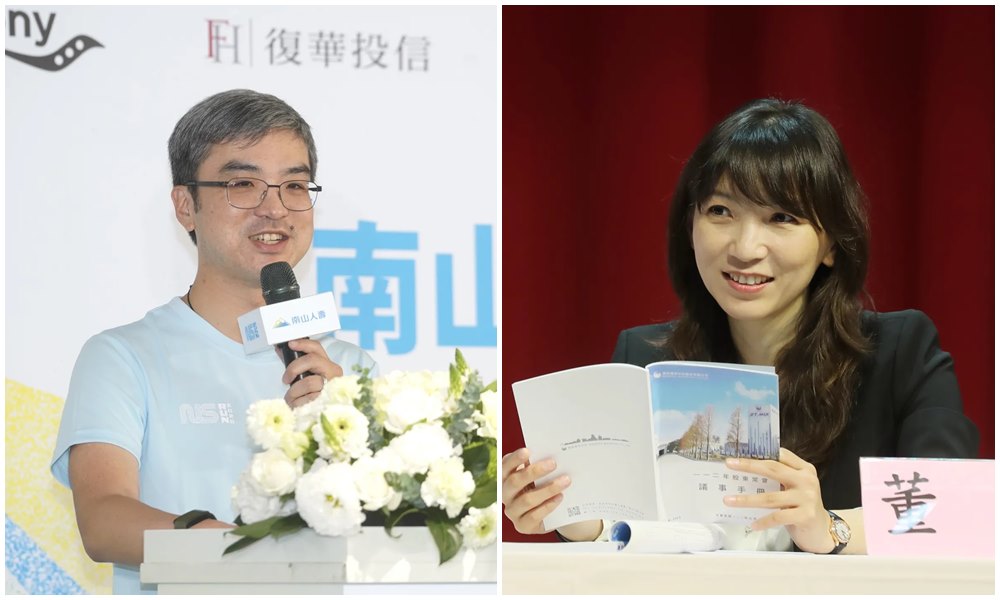 尹崇恩(右)、尹崇堯(左)姊弟近年逐步進入潤泰集團核心,各自展現專業實力。(本刊資料照)