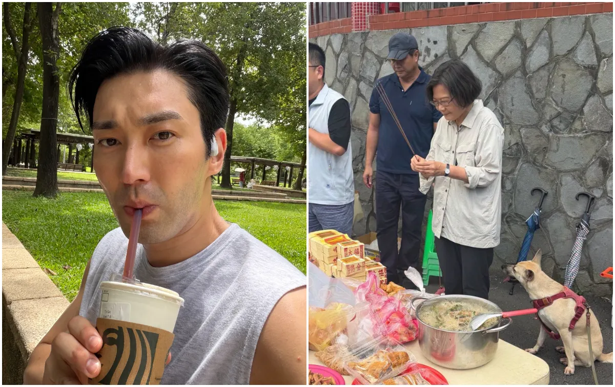 崔始源模仿崔傘自拍笑問：想去陽明山嗎？　釣出「居民」蔡英文留言